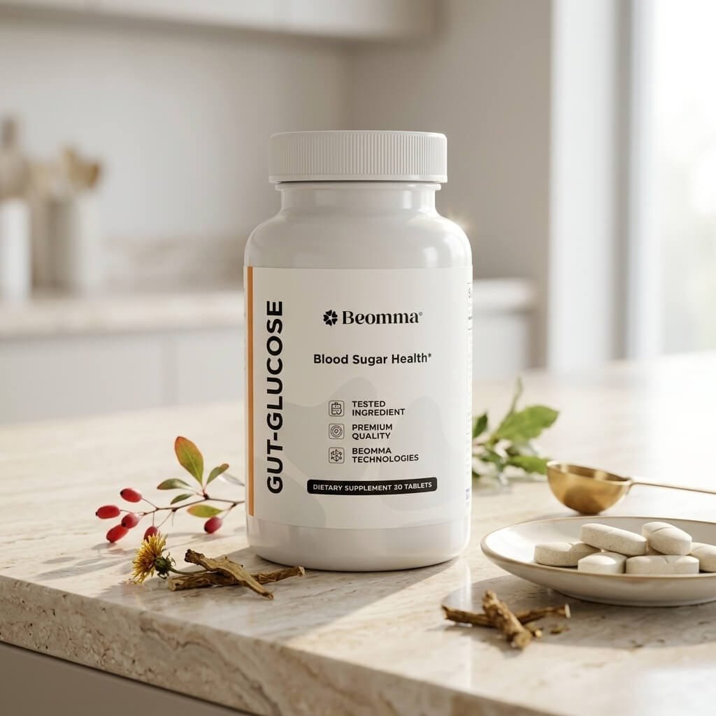 GutGlucose supplement bottle